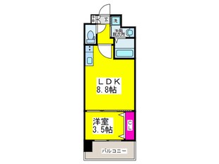 レクシア堺東の物件間取画像